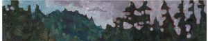 Cropped photo of Phil Chadwick's painting Morning on the Grand Chute for the EcoArtists story